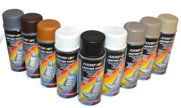 MOTIP ВИНИЛОВАЯ КОЖАНАЯ КРАСКА-СПРЕЙ МАТ ЧЕРНАЯ 200МЛ