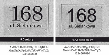 Табличка адресная для дома 3Д 20х30 ЦВЕТА