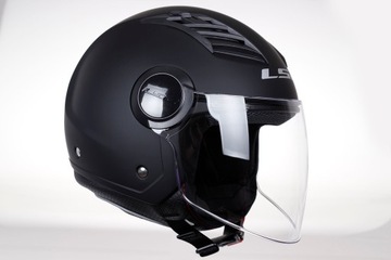 LS2 OF562 ШЛЕМ AIRFLOW ЧЕРНЫЙ MAT JET ОТКРЫТЫЙ