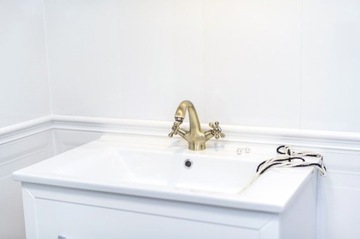 РЕТРО РАКОВИНА FAPPER, СТАРАЯ ЛАТУНЬ, ЗОЛОТО