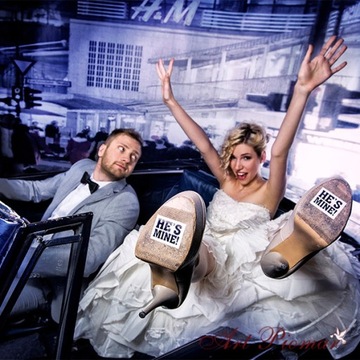 Наклейки на обувь I'M PARTY свадьба свадьба