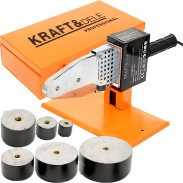 СВАРОЧНЫЙ АППАРАТ ДЛЯ ТРУБ ПВХ ПП 1200ВТ 6 ПЛАТИК 20-63мм