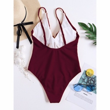 ЦЕЛЬНЫЙ КУПАЛЬНИК, ОТКРЫТАЯ СПИНА, СЕКСУАЛЬНЫЙ КОСТЮМ, ВЫРЕЗАНИЕ, РАЛЛИ S