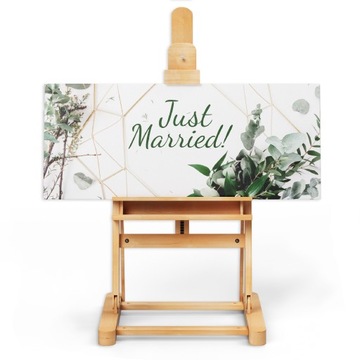 PLAKAT WESELNY ŚLUBNY powitanie gości 25x60cm