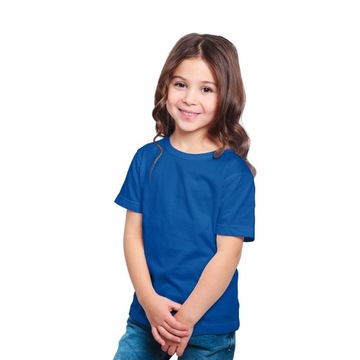 DZIECIĘCA KOSZULKA ROYAL BLUE 150g r 110