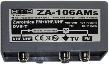 Zwrotnica antenowa ZA-106AMs VHF+UHF/FM