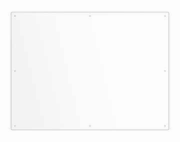 ЛИЦЕВАЯ КРЫШКА, ЗАЩИТНАЯ ПЛАСТИНА ИЗ ПЛЕКСИ 100 x 75