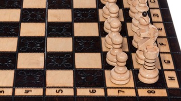 Шахматы Pearl, большие, коричневые