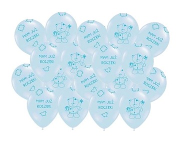 Balony lateksowe 35 cm DUŻE mam już ROCZEK 20sztuk