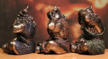 ВИКИНГ ВИКИНГИ ФИГУРКА НЕ ГОВОРИТ, НЕ СЛЫШИТ, НЕ ВИДИТ