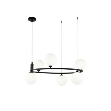 LAMPA WISZĄCA RING CZARNA INDUSTRIALNA MAY