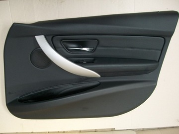 BMW 3 F30 F31 ДВЕРИ ПЕРЕДНЯЯ ЗАДНЯЯ ЧЕРНАЯ КОЖА