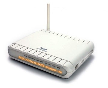 Modem ADSL ZTE ZXV10 W300 WI-FI WLAN