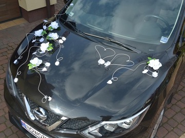 Dekoracja samochodu ozdoby na auto do ślubu A32