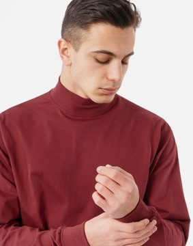 Мужская тонкая водолазка ADAM L бордовая