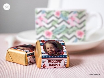 10 шт ФОТО Шоколадные конфеты Спасибо на День Рождения