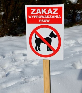 ZAKAZ PARKOWANIA grozi odholowaniem 40x20 szyld nie parkować tablica znak