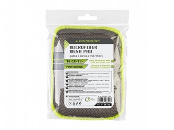 Губка с сеточкой для сложных загрязнений и остатков насекомых, 16х12х2 см.