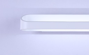 Kinkiet led biały lampa ścienna łazienkowa 42cm12w