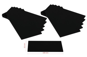 CIEMNA SZYBKA SPAWALNICZA DIN 10 100x50 mm 10 szt