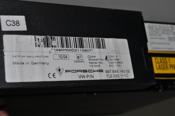 PORSCHE CAYENNE CD-ЧЕЙНДЖЕР 7L5035111C