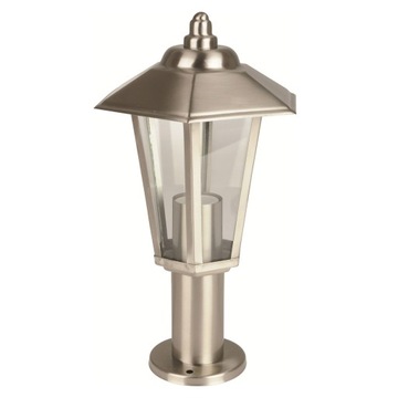 Lampa ogrodowa stojąca 35cm niska stal nierdzewna