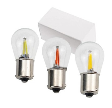 СВЕТОДИОДНАЯ ЛАМПА 2 COB НИТИ P21W R5W BA15S 12В 24В