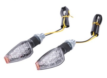 СВЕТОДИОДНЫЕ ПОВОРОТНИКИ МОТОЦИКЛ СТРЕЛКА ТЮНИНГ 2 шт.