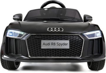АККУМУЛЯТОРНЫЙ АВТОМОБИЛЬ AUDI R8 SPYDER ДЕТСКИЙ АВТОМОБИЛЬ ПУЛЬТ ДИСТАНЦИОННОГО УПРАВЛЕНИЯ LED РАДИО EVA