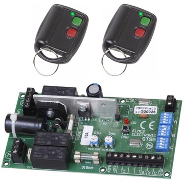 Komplet: STB12VM1 ster. bramy + 2x DWB100HT pilot