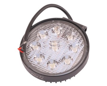 Lampa robocza ledowa okrągła 27W 9LED GLANZ