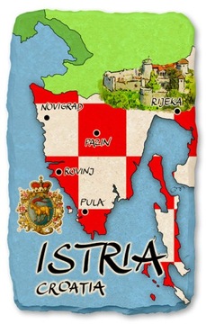 ISTRIA CROATIA CHORWACJA magnes lodówkę kamień 567