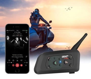 ИНТЕРКОМ МОТОЦИКЛ EJEAS V6 PRO 1200M 6 ЧЕЛОВЕК 2 ШЛЕМ
