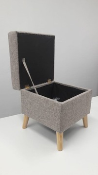 ЯЩИК ИЗ ПУФА С ОТКРЫВАЮЩИМСЯ ОТДЕЛЕНИЕМ ДЛЯ ХРАНЕНИЯ