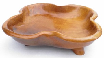 Orientalna patera z korzenia drzewa tekowego TEAK