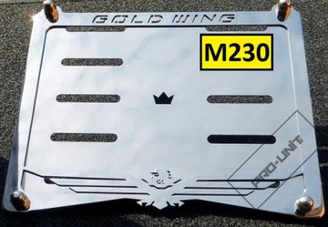 Регистрационная рамка HONDA для GOLDWING GL Inox