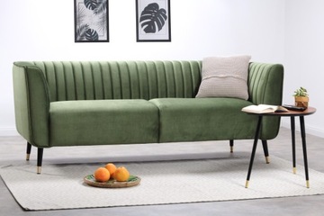Sofa Ann, 3os., kanapa do salonu w stylu retro