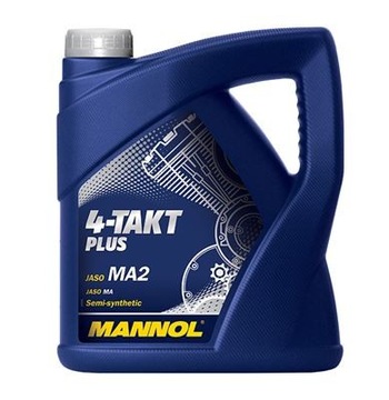 Olej motocyklowy MANNOL 4-Takt Plus API SL 10W40