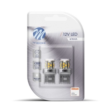 Blister 2x Dioda LED L115 T20 W21/5W M-tech OSRAM