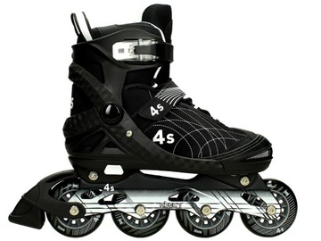 ROLKI łyżworolki REGULOWANE 4s abec7 Carbon- 30-33