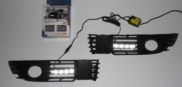 Lampy światła dzienne dziennej DRL LED VW Passat B5 lift 2001-2005