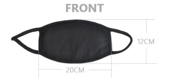 ЧЕРНАЯ УЛИЧНАЯ АНТИПЫЛЕВАЯ МАСКА ДЛЯ ВЕЛОСИПЕДНОЙ Езды