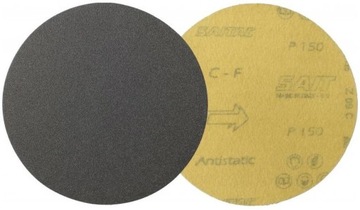 krążek ścierny papier do kamienia szkła SAIT 125 gr.150
