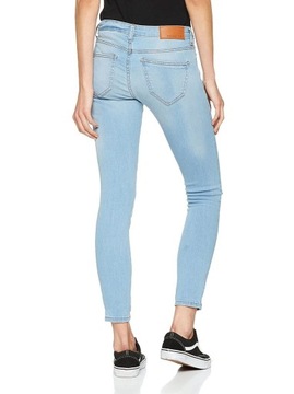 NOISY MAY spodnie jeans light blue denim 30/30