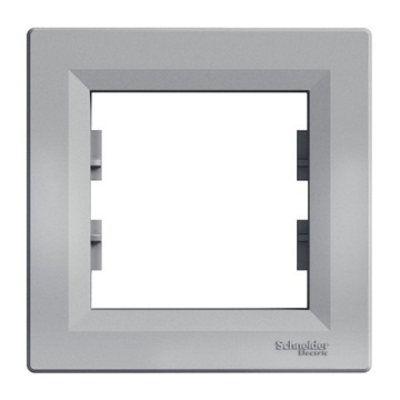 SCHNEIDER ASFORA RAMKA 1-KROTNA ALUMINIUM