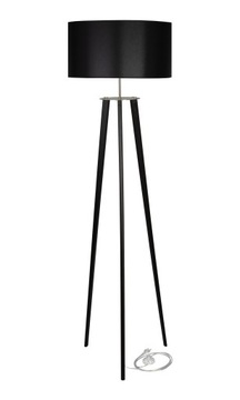 LAMPA STOJĄCA PODŁOGOWA TRÓJNÓG DREWNO ABAŻUR 170C