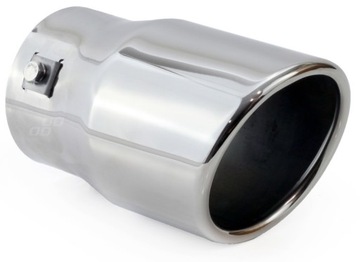 НАКОНЕЧНИК ВЫХЛОПА ГЛУШИТЕЛЬ ХРОМ НЕРЖАВЕЮЩАЯ СТАЛЬ