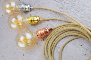 кабель в натуральной оплетке JUTA Spider LOFT