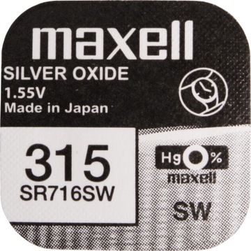 3x BATERIA SREBROWA MAXELL SR 716 SW 315