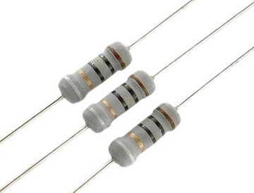 Rezystor opornik 2R2 2,2Ohm 3W metal kpl x20szt